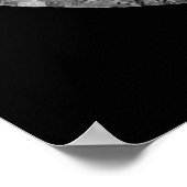 カッシーニ宇宙船から土星の月をミマス ポスター (角)