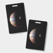 カッシーニ系の木星5番目の太陽の惑星 バッジ (正面&裏面)