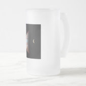 カッシーニ系の木星5番目の太陽の惑星 フロストグラスビールジョッキ (正面右)