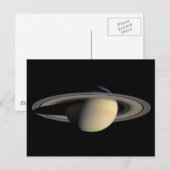 カッシーニ・オービターの惑星サターン ポストカード (正面/裏面)