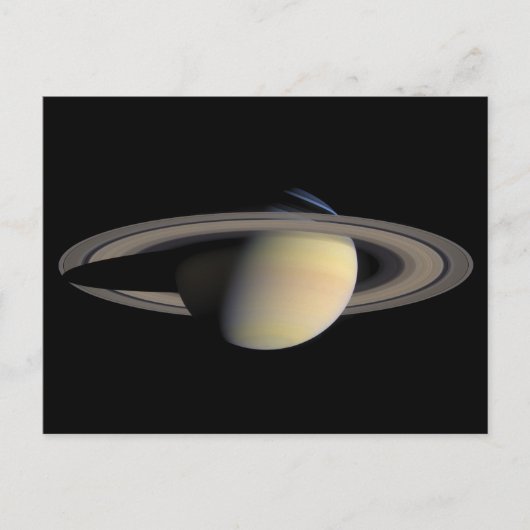 カッシーニ・オービターの惑星サターン ポストカード (正面)