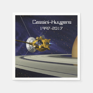 カッシーニ・ホイヘンス土星宇宙船 スタンダードカクテルナプキン