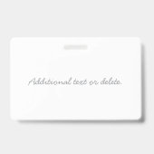 カッシー名またはその他の文字（モノグラム付き） | グラデーション バッジ (Back)