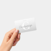 カッシー名またはその他の文字（モノグラム付き） | グラデーション バッジ (Handheld)