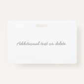 カッシー名またはその他の文字(モノグラム付き) | グラデーション バッジ (裏面)