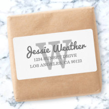 カッシー名 |モノグラムの差出人住所