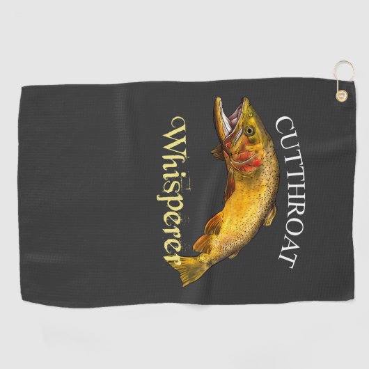 カッスロートウイスパーラー魚釣りタオル ゴルフタオル (横)