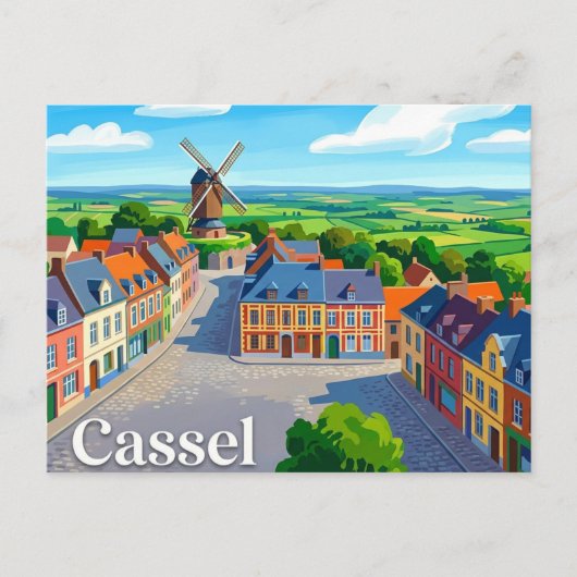 カッセル フランス ポストカード (正面)