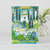 カッソーネの教会（グスタフ・クリムト） 招待状 (スタンド正面)