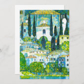 カッソーネの教会（グスタフ・クリムト） 招待状 (正面/裏面)