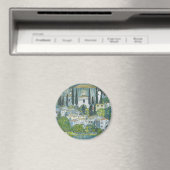 カッソーネの教会（Kirche） by グスタフ・クリムト マグネット (インサイチュ (食洗機))