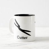 カッターの最終的なフリズビー ツートーンマグカップ (正面左)