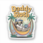 カッターダディスロートのお父さん シール (正面)