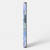 カッター (紫がかったピンクの霧) iPhoneケース (左側面)