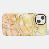 カッター (靄がかった黄色) iPhoneケース (裏面横)