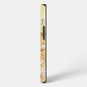 カッター（黄色みがかったカッター） iPhoneケース (左側面)