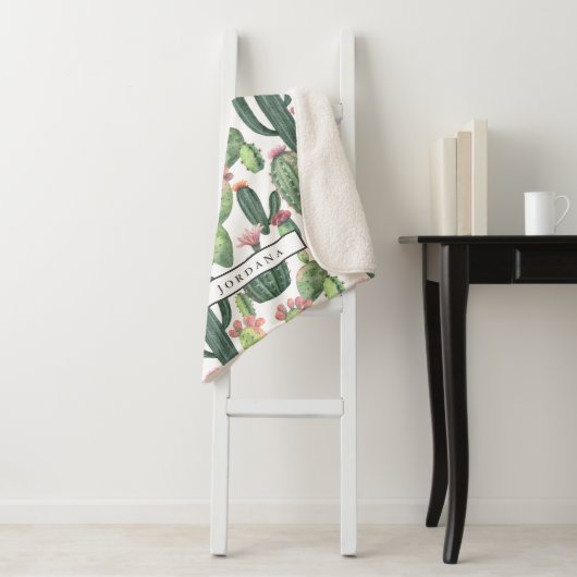 カッチ砂漠テーマパーソナライズされた シェルパブランケット (インサイチュ)