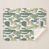 カッチ砂漠テーマパーソナライズされた シェルパブランケット (正面(横))