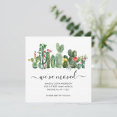 カッティモダン砂漠の植物の引っ越しました移動 案内状 (スタンド正面)