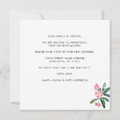 カッティモダン砂漠の植物の引っ越しました移動 案内状 (裏面)