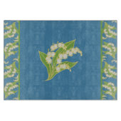 カッティングボーかわいらしド：ユリ・オブ・ザ・バレー、ブルー カッティングボード (正面)