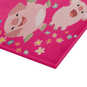 カッティングボードでかわいい春豚2 カッティングボード (角)