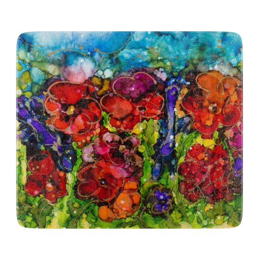 カッティングボードホットメスガーデンラブティート カッティングボード (正面)