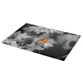 カッティングボード上のオレンジバタフライ カッティングボード (角)