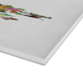 カッティングボード葉のドードル犬 カッティングボード (角)