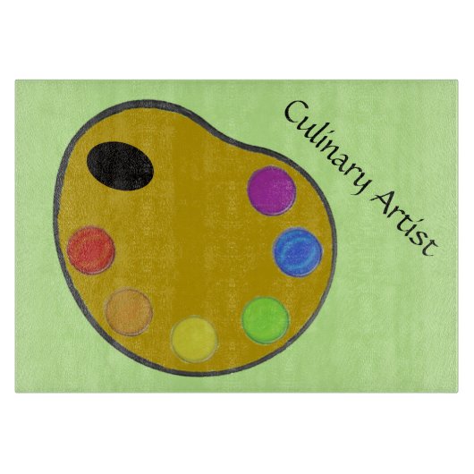 カッティングボード – 料理アーティスト (正面)