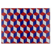 カッティングボード – 赤、白、青の錯覚 (正面)