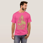 カッティンルーズ西馬乗馬カウボーイカット大好き Tシャツ (正面フル)