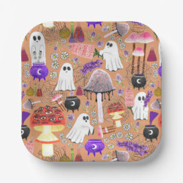カッテジコア ハロウィーンのグール達 ペーパープレート