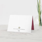 カットお洒落紙クリスマスカード カード (裏面)