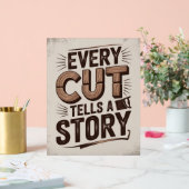 カットごとにストーリーを描素朴く – Woodwork Art アクリルサイン (ウェディング)