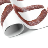 カットとして分離されたチョリゾソーセージ ラッピングペーパー (ロールコーナー)