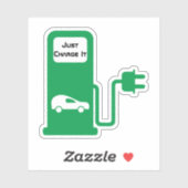 カットのビニールカスタムシールを充電する シール (シート)