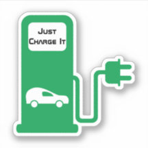 カットのビニールカスタムシールを充電する