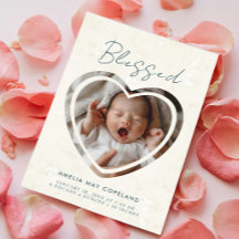 カットアウトモダンベビーフォト誕生