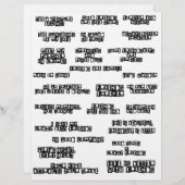 カットアウト単語ラブフレンドシップスクラップブック引用文 (正面/裏面)