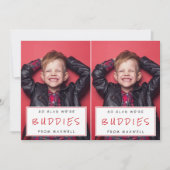 カットアパートフォトクラスルームValentines/赤 シーズンカード (正面)