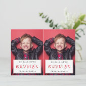 カットアパートフォトクラスルームValentines/赤 シーズンカード (スタンド正面)