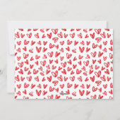 カットアパートフォトクラスルームValentines/赤 シーズンカード (裏面)