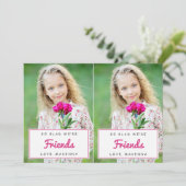 カットアパート写真教室のバレンタイン/ピンク シーズンカード (スタンド正面)