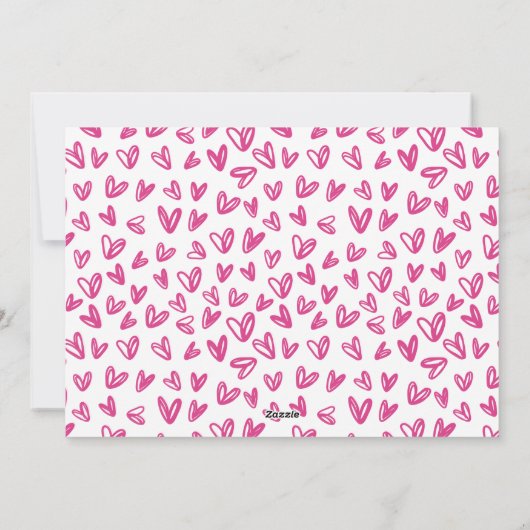 カットアパート写真教室のバレンタイン/ピンク シーズンカード (裏面)