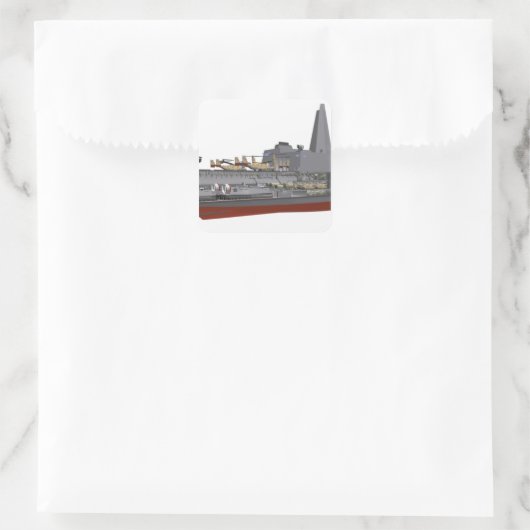 カットウェイイラストレーション スクエアシール (バッグ)