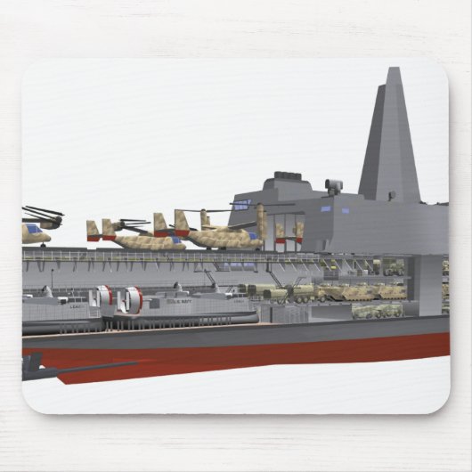 カットウェイイラストレーション マウスパッド (正面)