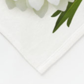 カットエレガントデイジー フリースブランケット (角)