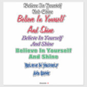 カットカスタム引用文シール シール (シート)