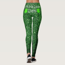 カットキスマイラッキーチャームアイリッシュグリーングリッター